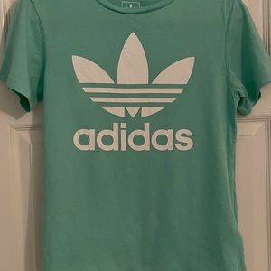 Women’s Adidas Mint Green t-shirt Size L